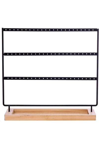 Choice HEISE-KAICAO-69 Earring Holder Stand 3-Tier 69 Holes Earring Organizer...