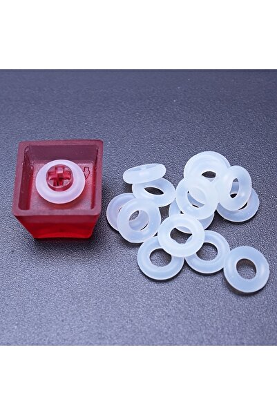 Choice Clear 150pcs 150pcs O Ring Switch Dampeners Damper Shock-Absorbing Sil...
