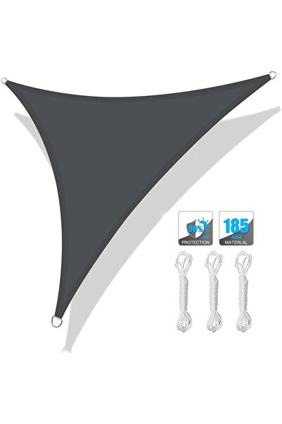 Choice 5x5x5M Deep Grey 5x5x5/3x3x3M/2x2x2M Waterproof Triangle Sun Shade Sai...