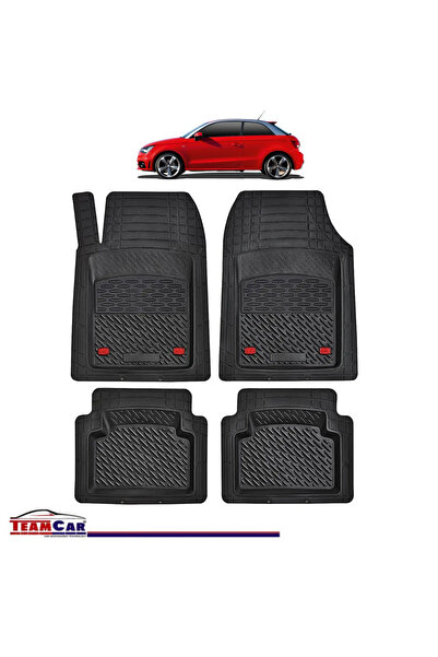 TEAMCAR Car Mats Tray Type Compatible with Audi A1 8X Hatchback 3 Doors (2010...