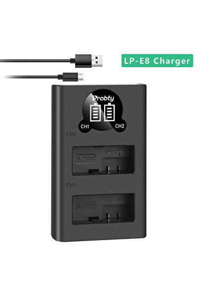 Choice probty LP-E8 Charger LP-E6 LP-E8 LP-E12 LPE6 NP-FW50 NP-F550 NP-W235 N...