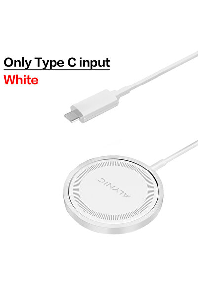 Choice1 VIKEFON Type C White Magnetic Wireless Charger Fast Charging Station ...