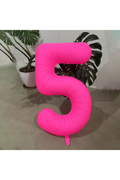 Choice 40inch number 5 40 inch Fluorescent Pink Number 0-9 Balloon Adult Birt...