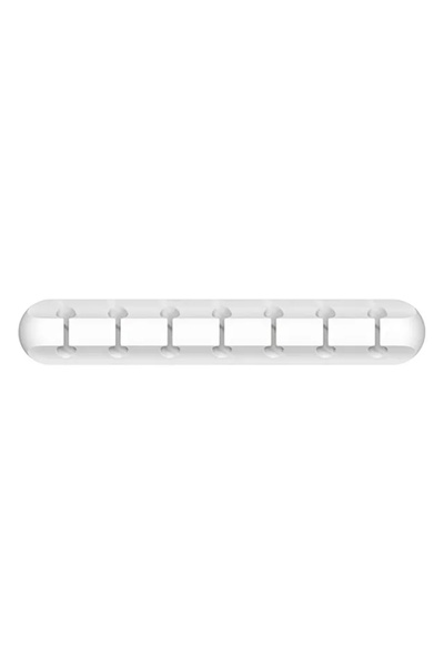 Choice Gray 7 Channel Cable Cord Wire Organizer Silicone USB Cable Winder Man...