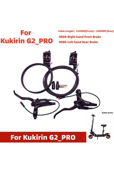 Choice For Kukirin G2 PRO XOD Electric Bicycle Scooter Brakes Waterproof 2 Pi...