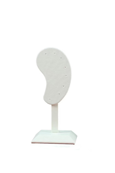 Choice WHITE Earring Display Stand Fashion Ear-shaped Ear Clip Stud Jewelry D...