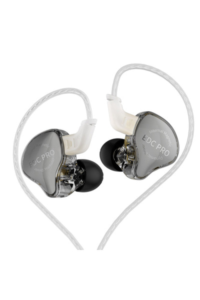 Choice3 Silver NO Mic KZ EDC Pro Headset Dynamic In-Ear Monitor HiFi Wired He...
