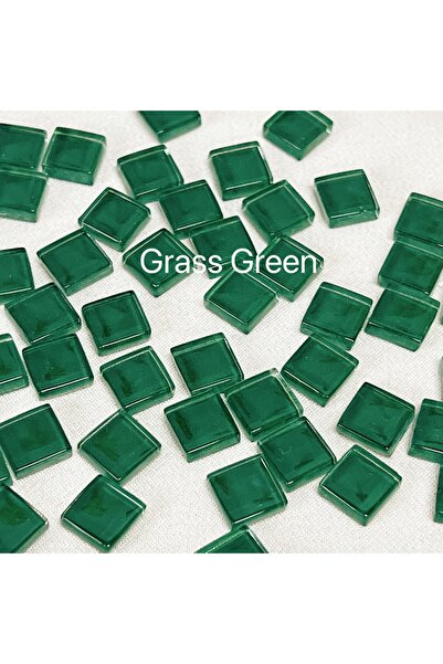 Choice16 50pcs Grass Green 50pcs 1cm Creative Art Mixed Color Mosaic Pieces C...