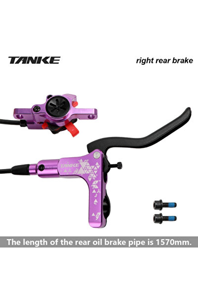 Choice Purple RR TANKE MTB Hydraulic Disc Brake Set 160mm Rotors Oil Calliper...