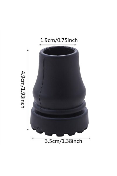 Choice3 19mm-4PCS 16-22mm antiskid walking stick crutch cane bottom pads cove...