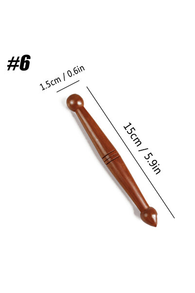 Choice 6 1PCS Wooden Reflexology Sticks Foot Hand Massage Wooden Stick Tools ...
