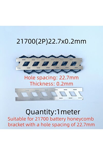 choice2 شريط فولاذي مطلي بالنيكل 2P 22.7X0.2MM بطول 1 متر، شريط نيكل 2P 3P 4P...