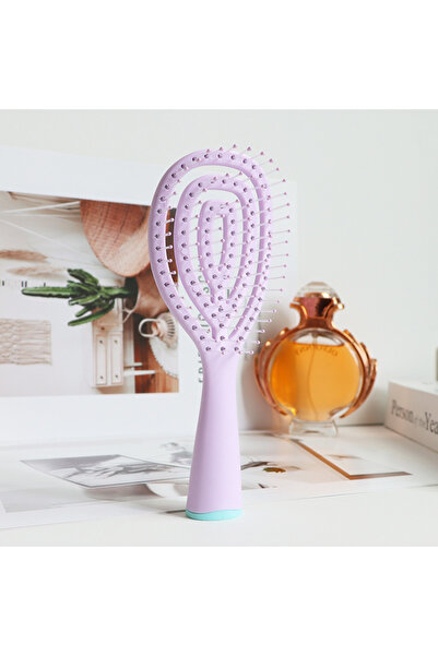 Choice3 Purple Hair Brush,Detangling Wet Spiral Hairbrush for Women,Men, kids...