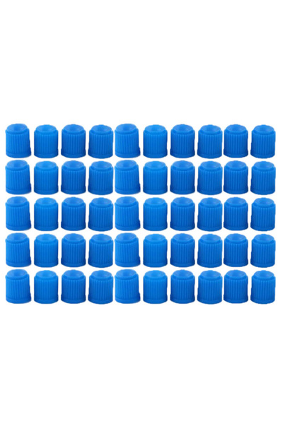 choice2 10pcs Blue Car Tire Valve Stem Caps Plastic Tyre Valve Dust Caps Univ...