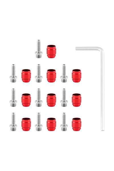 Choice6 Red 10pcs MUQZI 5/10pcs Bike Brake Olive Kit Brake Hose Connecting In...