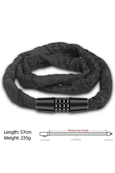 Choice 609-57cm Xunting Bike Lock Secure Your Ride Equipment 4 Digit Combinat...