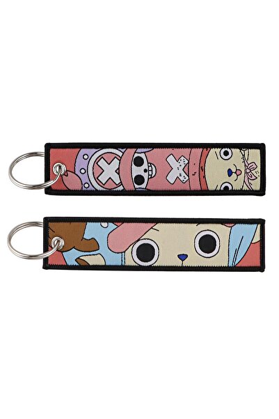 Choice Bandai 6 Cute Pirate Embroidered Keychains Key Fobs Manga Key Tags Ani...