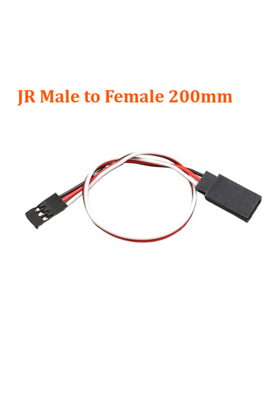 Choice23 2PCS 200mm male to female JR Male to Female/male 3-Pin Servo Extensi...