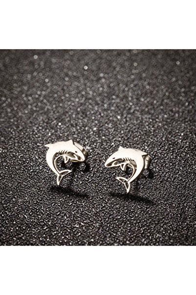 Choice GED695S 1 Pair Mini Cute Dolphin Studs Small Animal Earrings for Women...