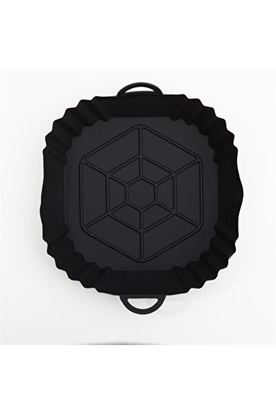 Choice black 1pcs Air Fryer Silicone Liners Square Airfryer Liners Reusable A...