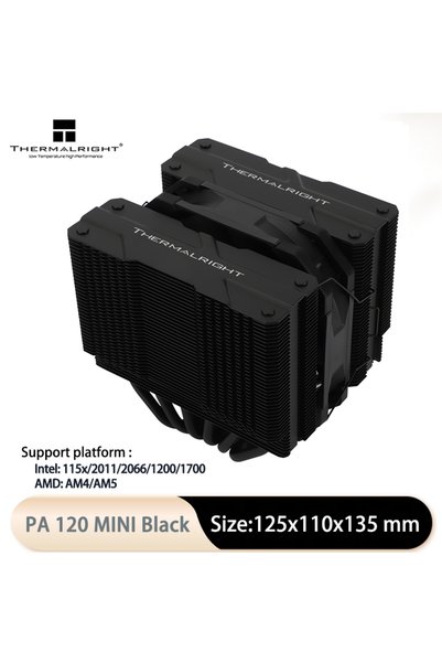 Choice مشعاع هيكل الكمبيوتر الصغير Peerless Assassin 120 ذو اللون الثابت من T...