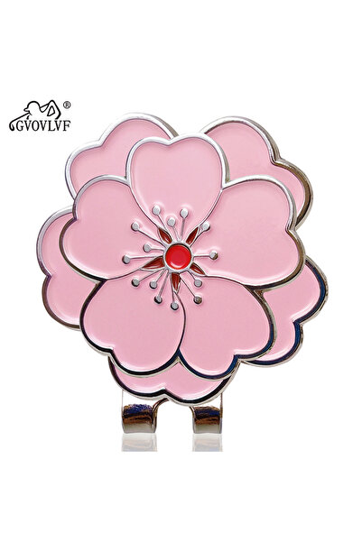 Choice Flower 15 Kinds Different Design Golf Marker W Golf Hat Clip Clamp Gol...