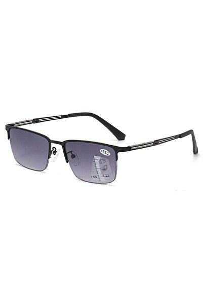 Choice6 +150 black Men's Automatic Zoom Progressive Multifocal Reading Glasse...