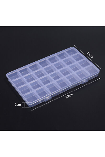 Choice 28 grids 1Pc Transparent Plastic Storage Jewelry Box Jewelry Organizer...