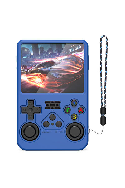 Choice Blue Case Soft Silicone Skin Cover for R36S Retro Handheld Game Consol...