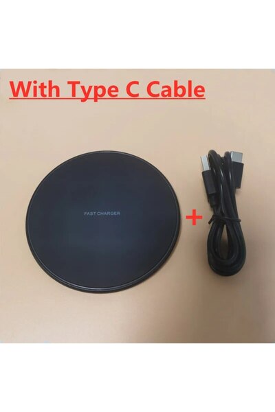 Vikefon Black With Cable 30W Wireless Charger For iPhone 15 14 13 12 X Pro Ma...