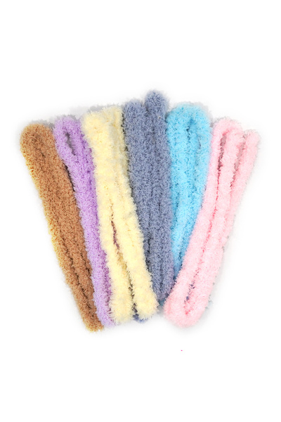 Choice13 Mixed color-6pcs 5 Pieces Each One Meter Long Jumbo Coral Fleece Mat...