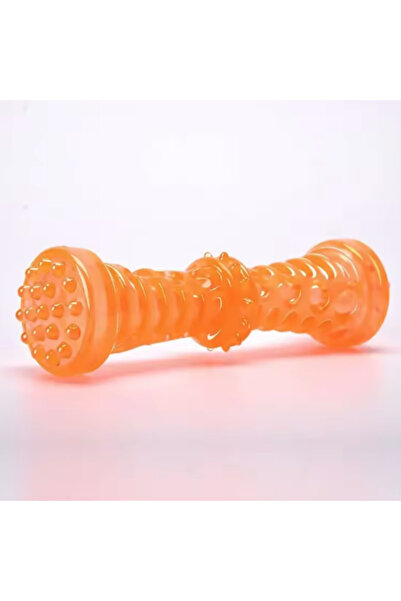 Choice7 Orange Large Dog Teething Toy Chew Stick Bite Resistant Fun Leak Proo...