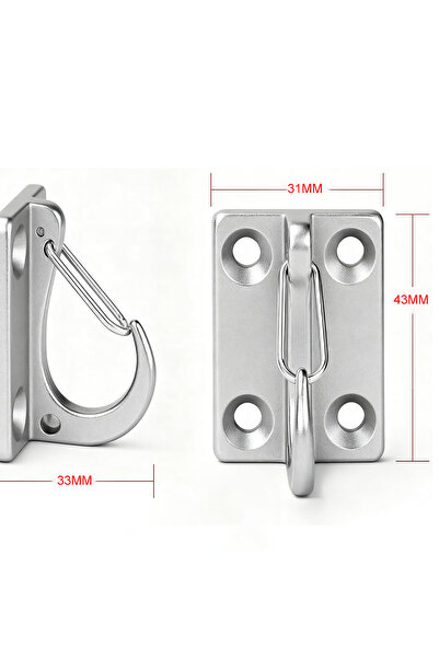 Choice1 A Heavy Duty Stainless Steel Dog Leash Holder Wall Mounted Secure Ind...