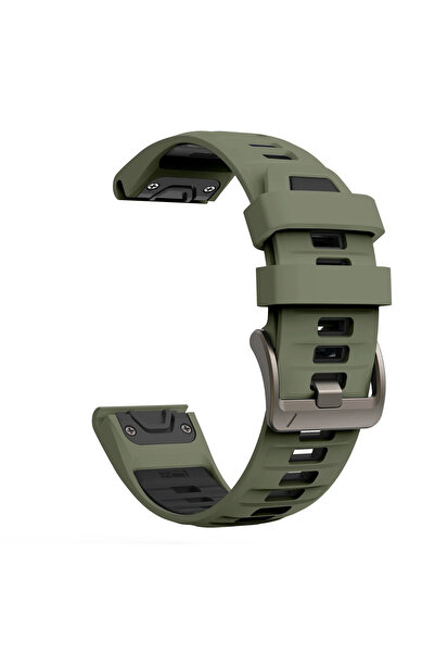 Choice11 QuickFit 22mm Army green black Fenix8 Watch Band For Fenix 8 47mm 51...