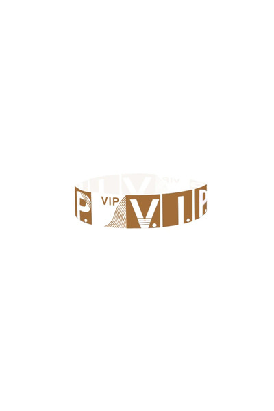 Choice11 L B-golden 200pcs Waterproof Paper Wristbands Bracelet Solid Color D...