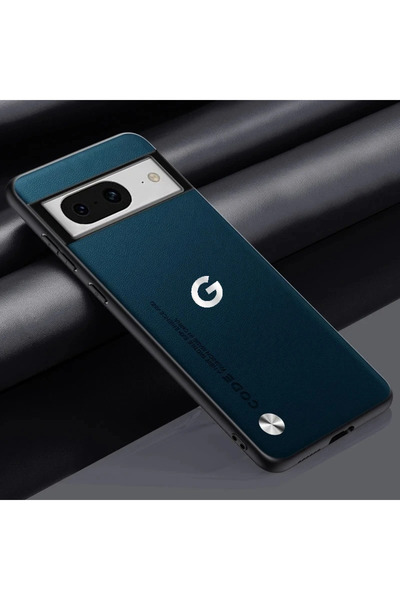 Choice For Pixel 7 green Luxury Business Original Kevlar Leather LOGO Matte P...