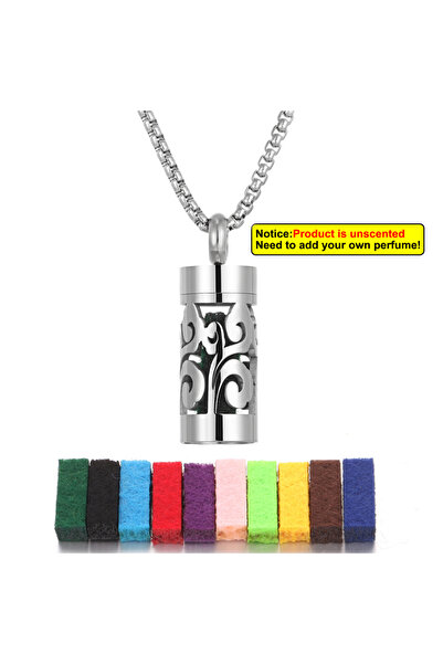 Choice XN064-7-Mian012 New Stainless Steel Aromatherapy Hollow Out Pendant An...