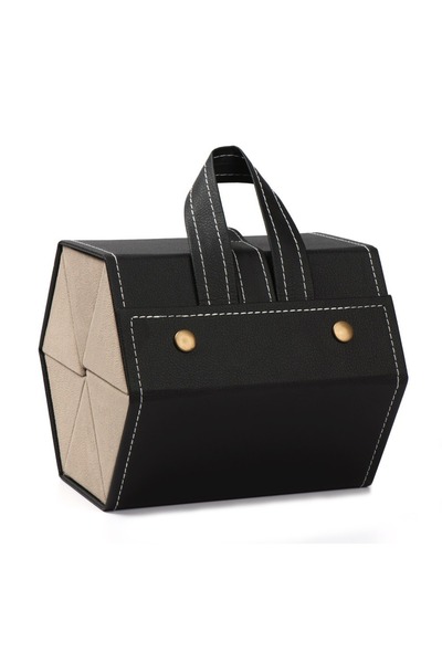 Choice8 6 Slot Black Fashion PU Leather Glasses Organizer Portable Multi-slot...