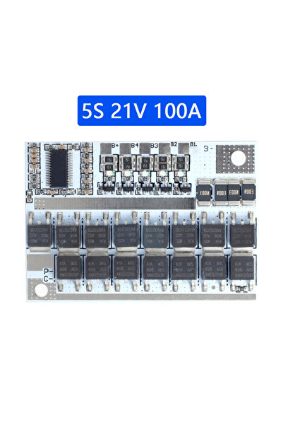 Choice1 5S 21V 100A 3S/4S/5S Bms 12.6V 16.8V 21V 3.7V 100A Li-ion Lmo Ternary...