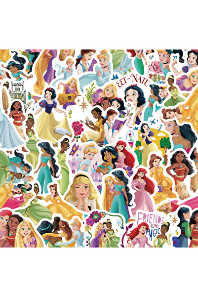 Choice29 Style1 50PCS 50/100pcs Kawaii Mixed Disney Anime Princess Stickers C...