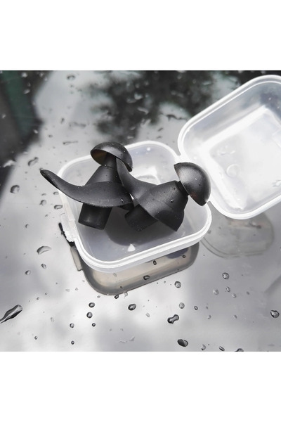 Choice C073-2 black Soft Portable Dust-Proof Ear Plugs With Box Waterproof Ad...