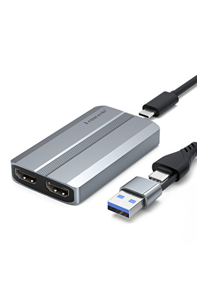 Choice بطاقة التقاط الفيديو AC06 من Lemorele بدقة 4K، متوافقة مع HDMI وUSB A/...
