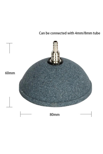 Choice Dia. 8cm Stone 60mm 80mm Aquarium Air Stone Bubble Stone Aerator for A...