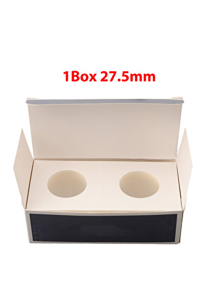 Choice 27.5mm 1 Set Coin Storage Stamp Holder Square Cardboard Case Coin Albu...