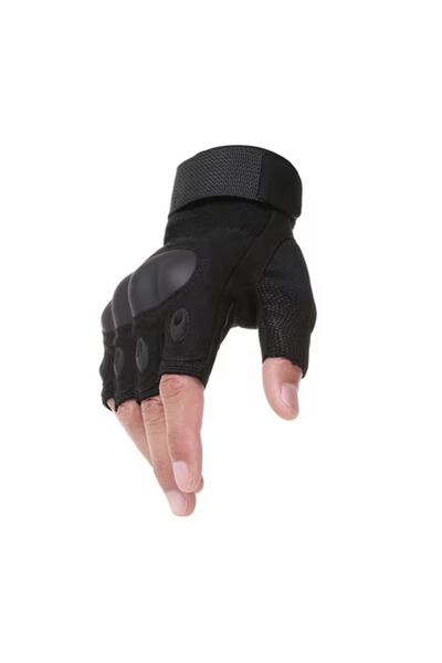Choice M black Outdoor Tactical Half Finger Cycling Gloves Men Gloves Women S...