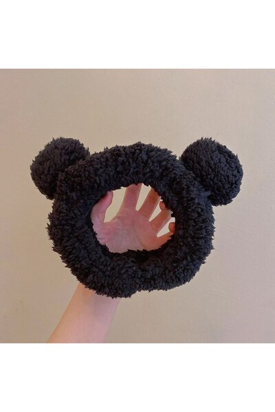 Choice Black Cute Bear Hair Band Women's Face Wash Facial Mask Makeup Headwea...
