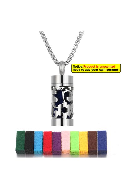 Choice XN064-10-Mian012 New Stainless Steel Aromatherapy Hollow Out Pendant A...