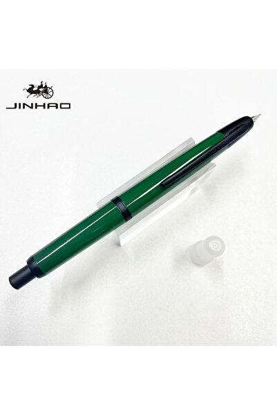 Choice21 EF green Jinhao 20 Press Retractable Fountain Pen EF/F Nib with Conv...