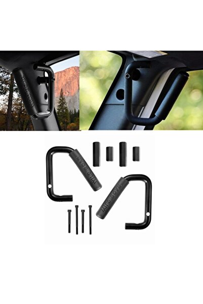 Choice1 Front Handle Black Rear & Front Grab Bar Steel Grab Handles FOR 2007 ...