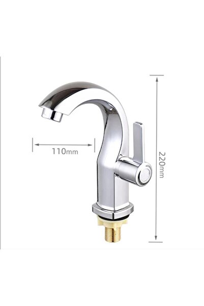 Choice Silver Bathroom Basin Faucet with ABS Water Purifier Single Lever Hole...